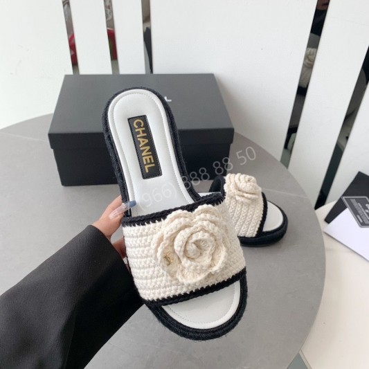 Шлепанцы CHANEL