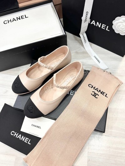 Балетки CHANEL с носками