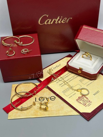 Серьги Cartier 4 см