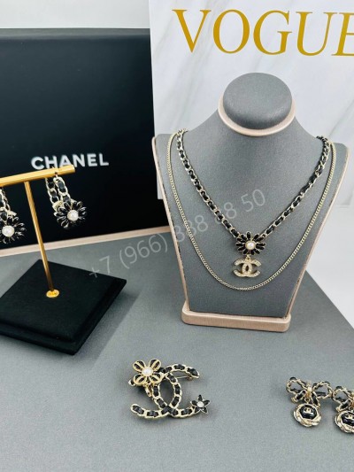 Серьги CHANEL бантики