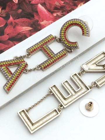 Серьги CHANEL