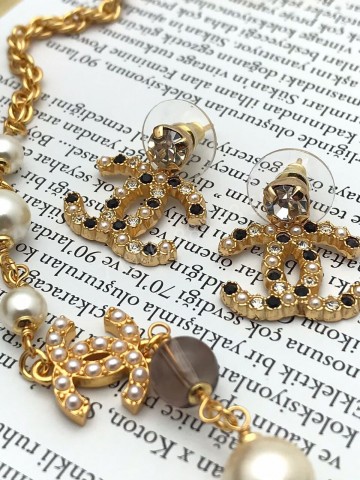 Серьги CHANEL