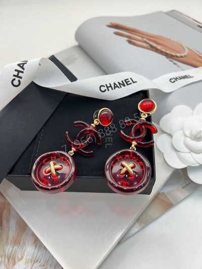 Серьги CHANEL