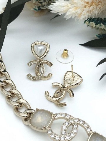 Серьги CHANEL