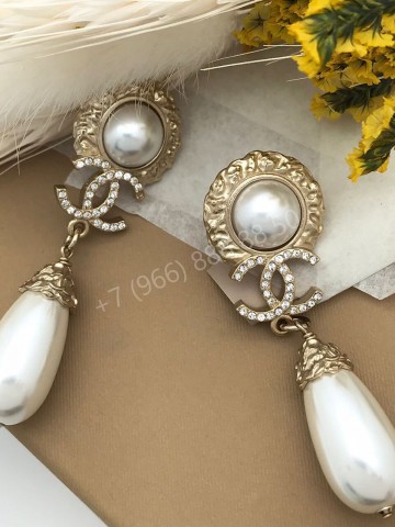 Серьги CHANEL