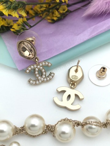 Серьги CHANEL