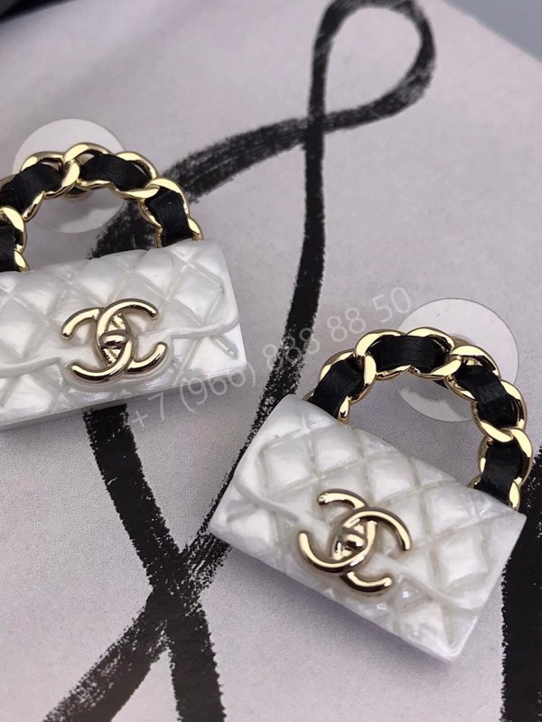 Серьги CHANEL