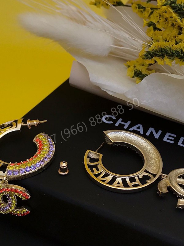 Серьги CHANEL