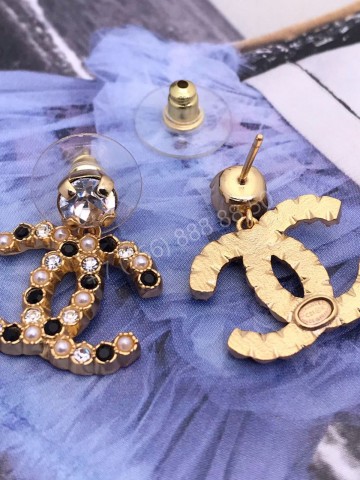 Серьги CHANEL