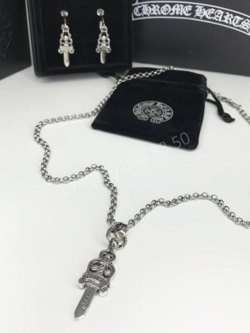 Серьги Chrome Hearts