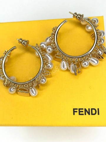 Серьги Fendi