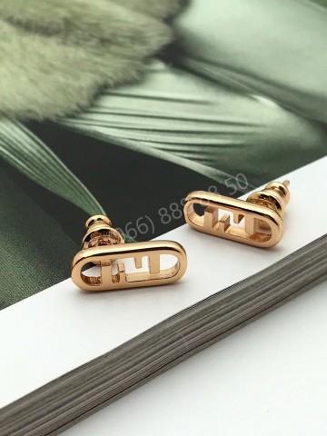 Серьги Fendi