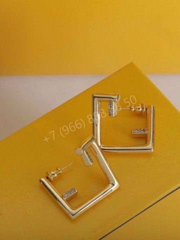 Серьги Fendi