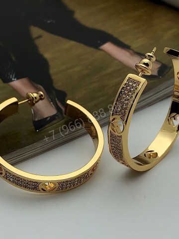 Серьги Fendi