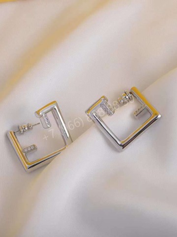 Серьги Fendi