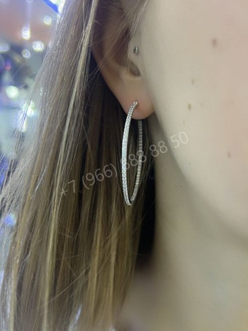 Серьги Graff 4,5 см