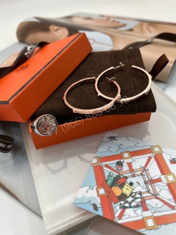 Серьги Hermes