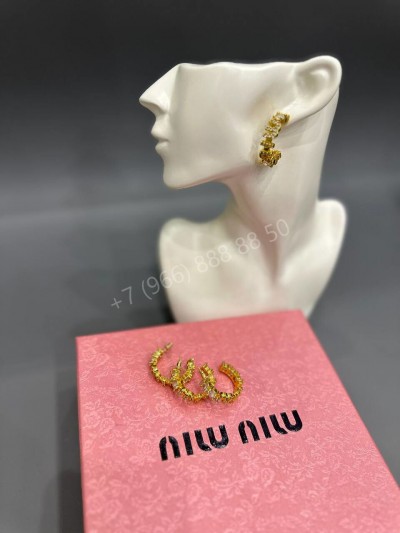 Серьги MIU MIU