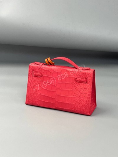 Сумка Hermes из кожи крокодила 22 см