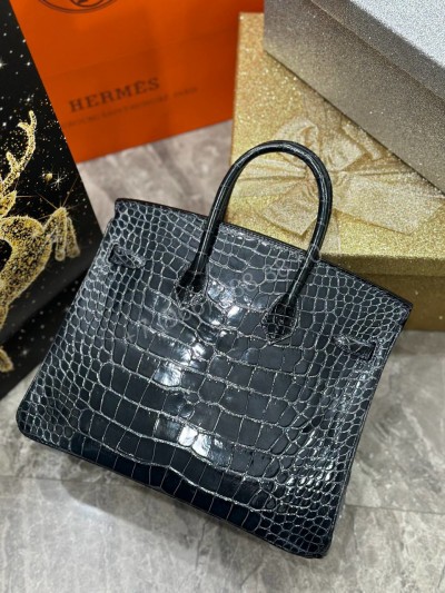 Сумка Hermes из кожи крокодила