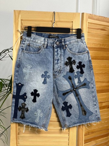 Джинсовые шорты Chrome Hearts