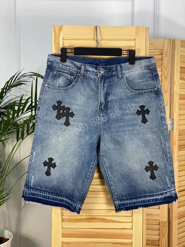 Джинсовые шорты Chrome Hearts