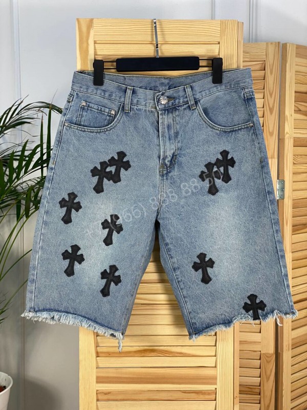 Джинсовые шорты Chrome Hearts