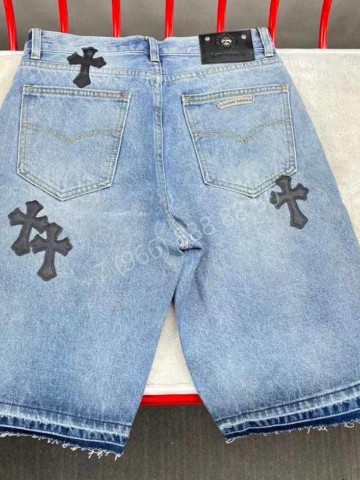 Джинсовые шорты Chrome Hearts