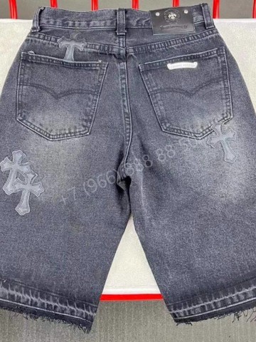 Джинсовые шорты Chrome Hearts