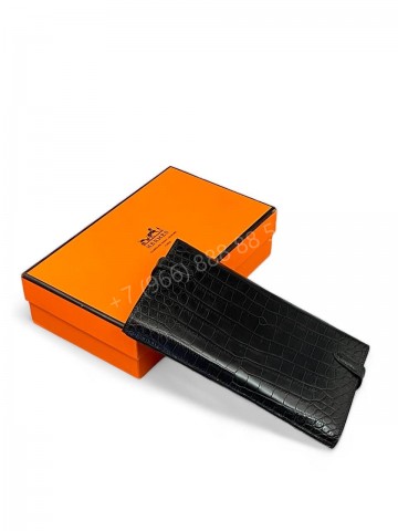 Кошелек Hermes из кожи крокодила