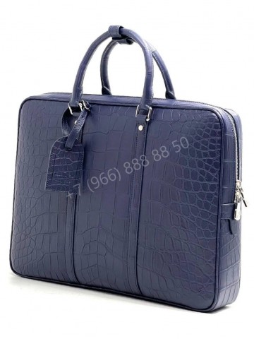 Деловая сумка Louis Vuitton из кожи крокодила