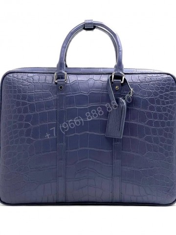 Деловая сумка Louis Vuitton из кожи крокодила