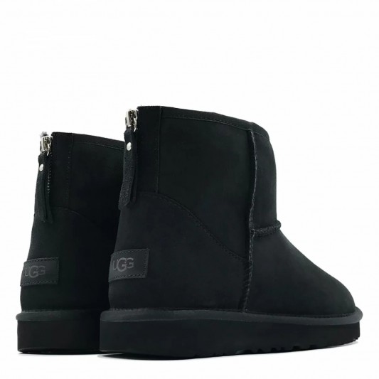 Угги UGG Mens Classic Mini Zip II Black