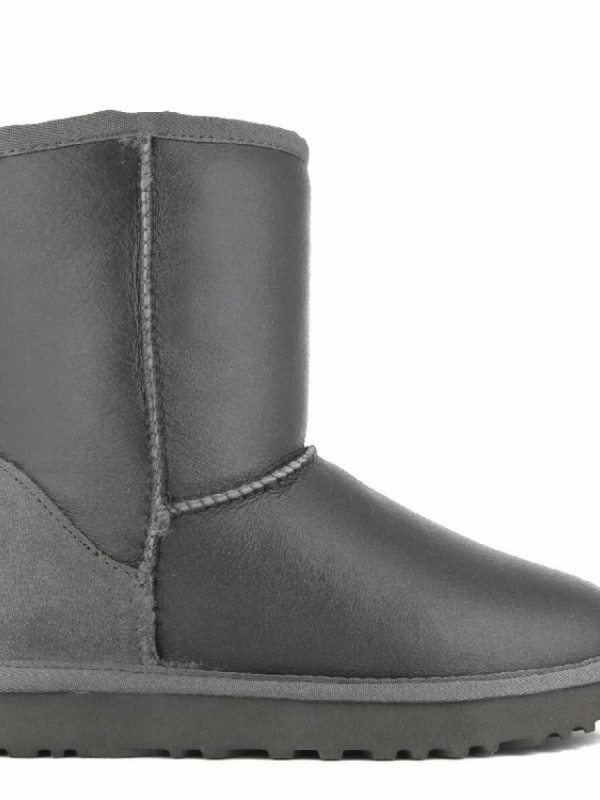 Угги UGG Mens Classic Short Metallic Grey