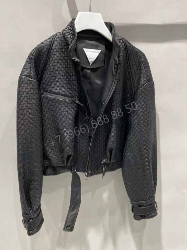 Кожаная куртка Bottega Veneta