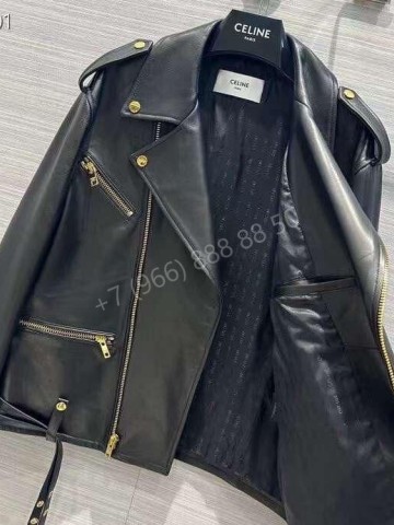 Кожаная куртка Celine