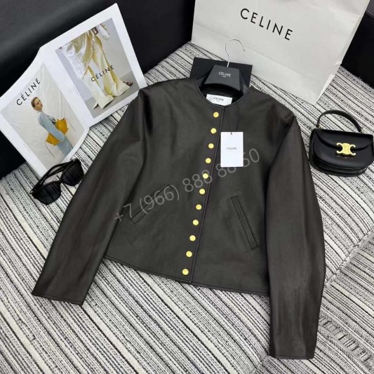 Кожаная куртка Celine