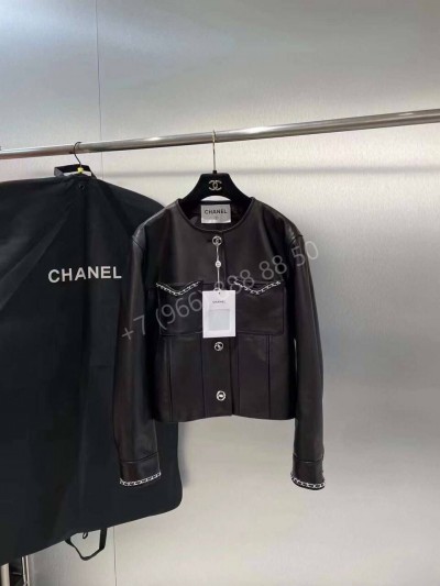 Кожаная куртка CHANEL