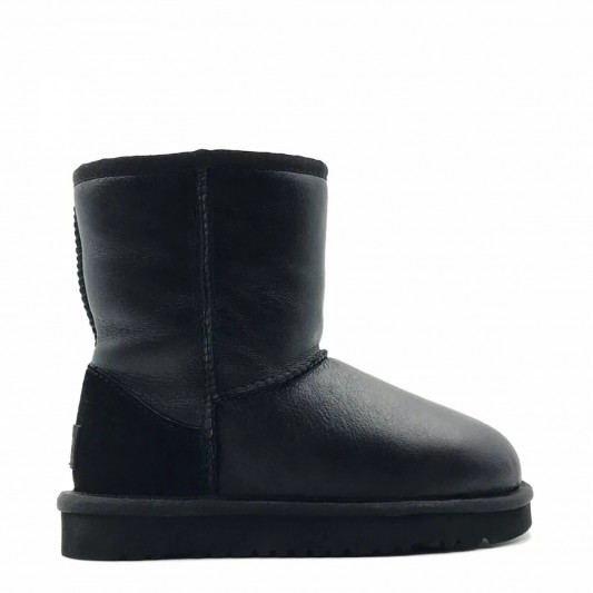 Угги UGG Kids Classic Short Metallic Black