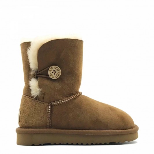 Угги UGG Kids Bailey Button II Chestnut