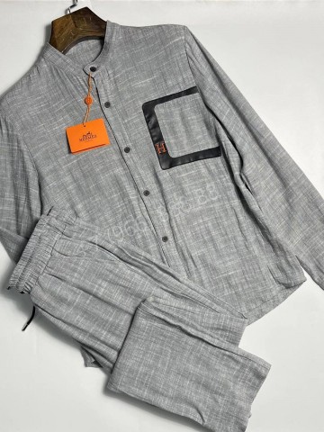 Льняной костюм Hermes