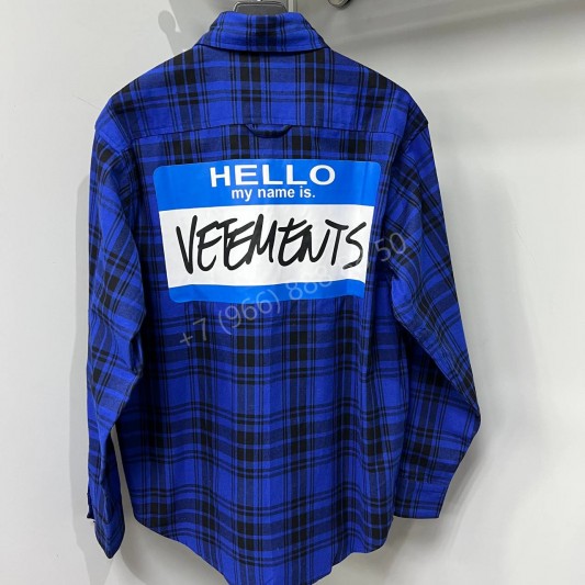 Рубашка Vetements