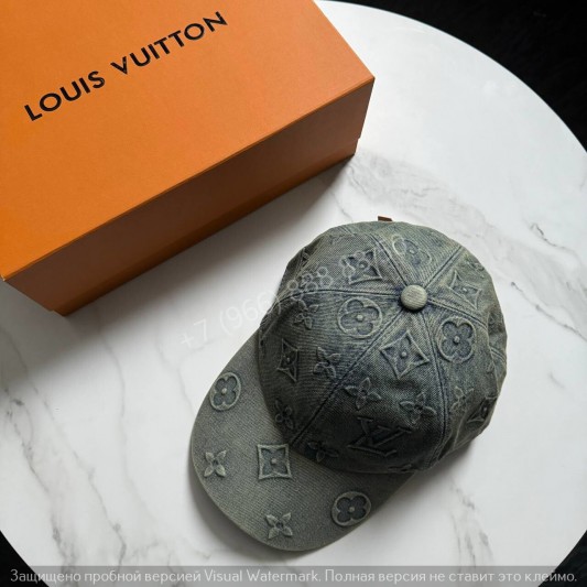 Джинсовая кепка Louis Vuitton