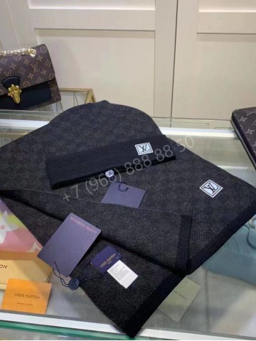 Комплект шапка & шарф Louis Vuitton