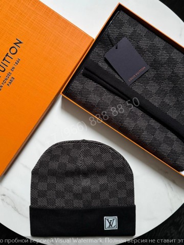 Комплект шапка & шарф Louis Vuitton