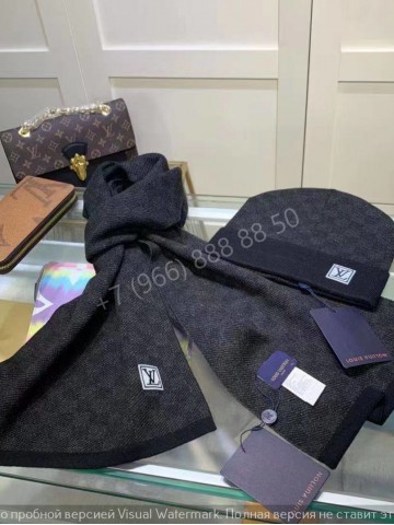 Комплект шапка & шарф Louis Vuitton