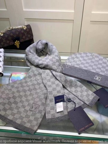 Комплект шапка & шарф Louis Vuitton