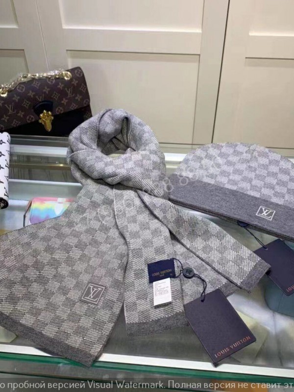 Комплект шапка & шарф Louis Vuitton