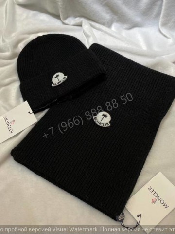 Комплект шапка & шарф Moncler