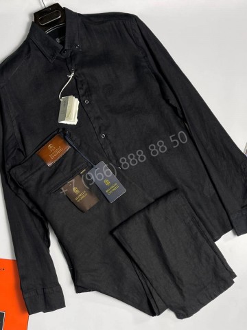 Льняной костюм Brunello Cucinelli